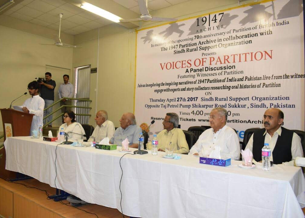 The panel of speakers.