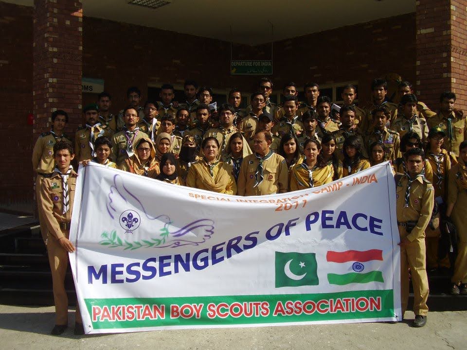 A group photograph of the Pakistani contingent in the first Special Integration Camp.