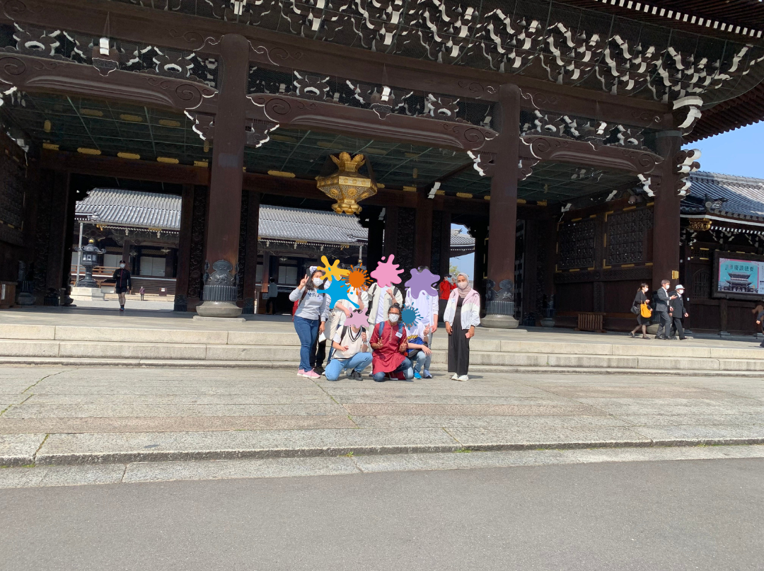 At Nijo Castle in Kyoto