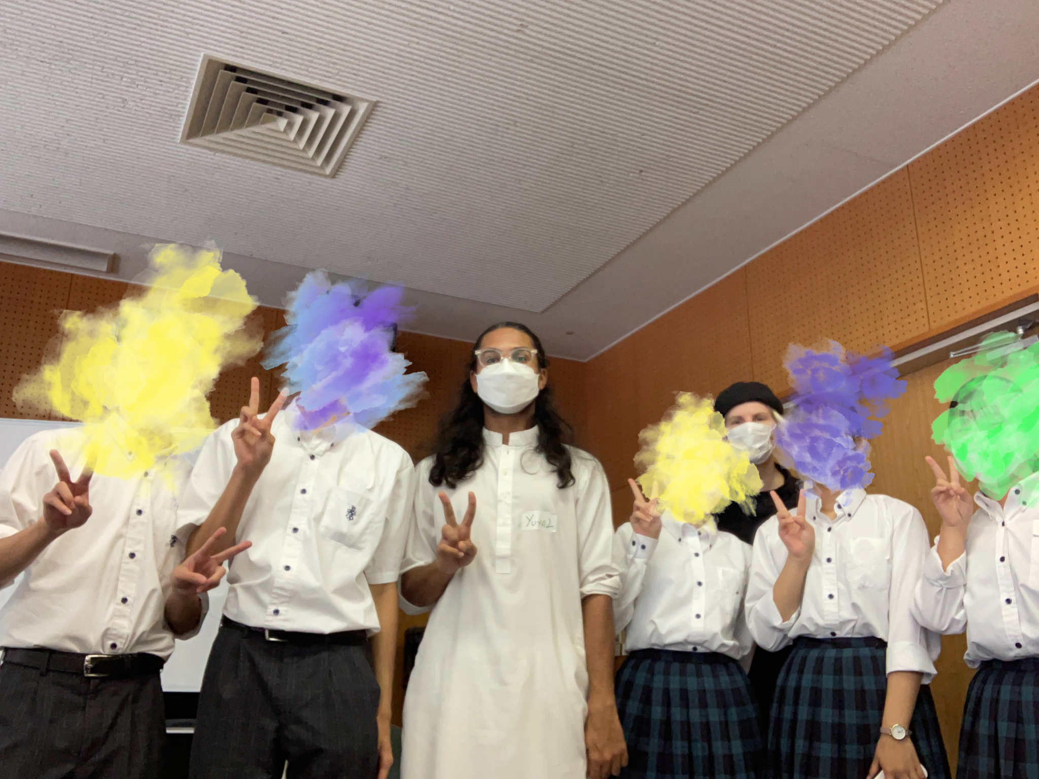 At a school in Shizuoka.