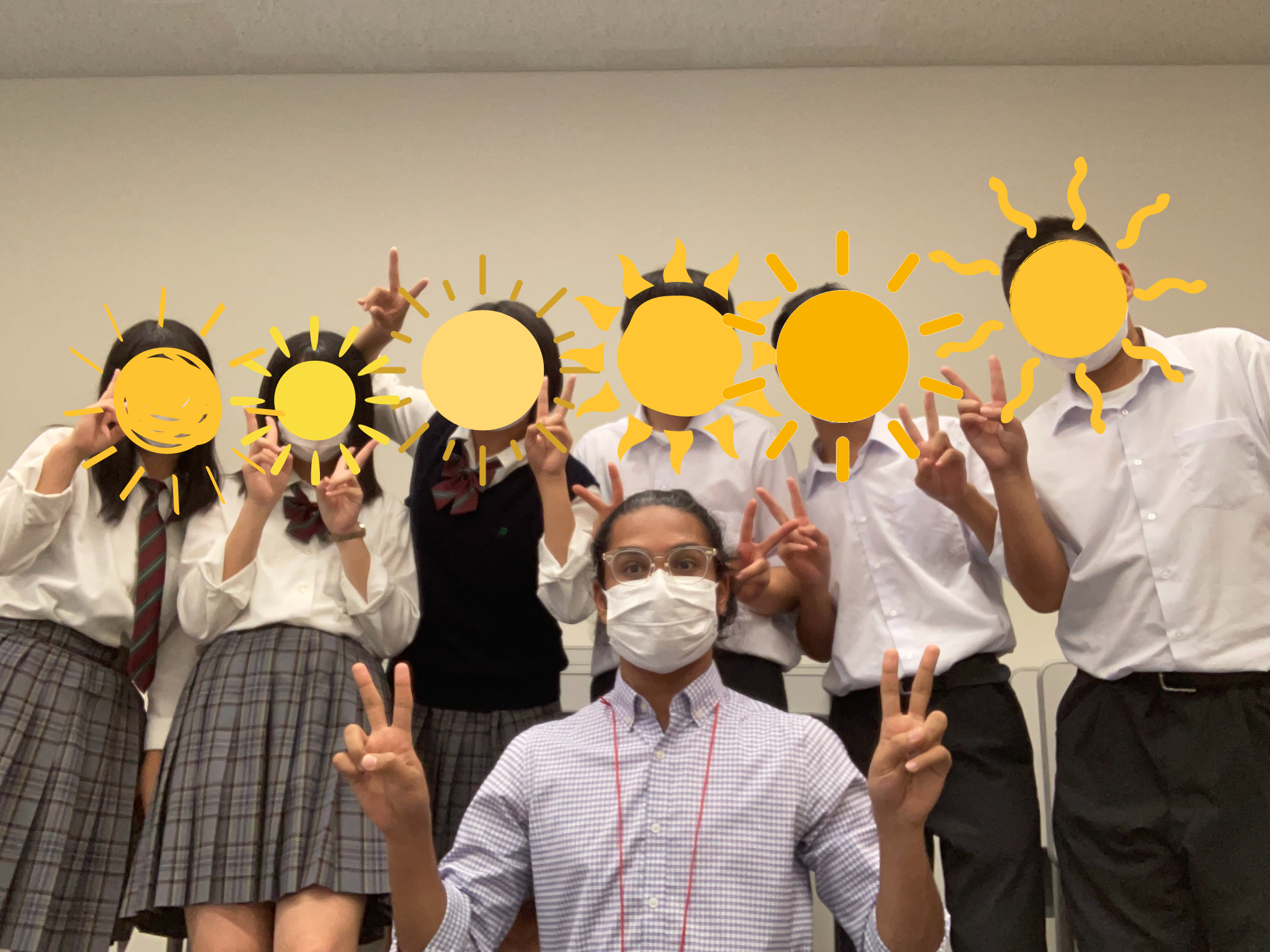 At a school in Saitama, Tokyo.